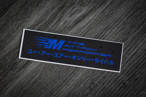 RM TIME ATTACK LOGO Slap Decal